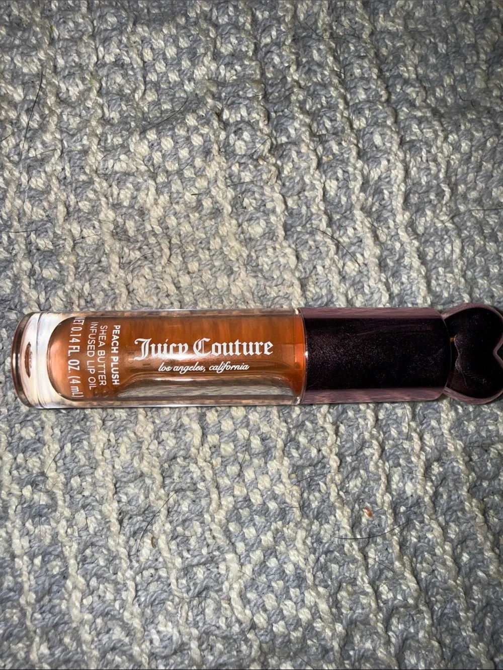 Juicy Couture Peach Plush Sheer Lip Oil in Peachy Orange